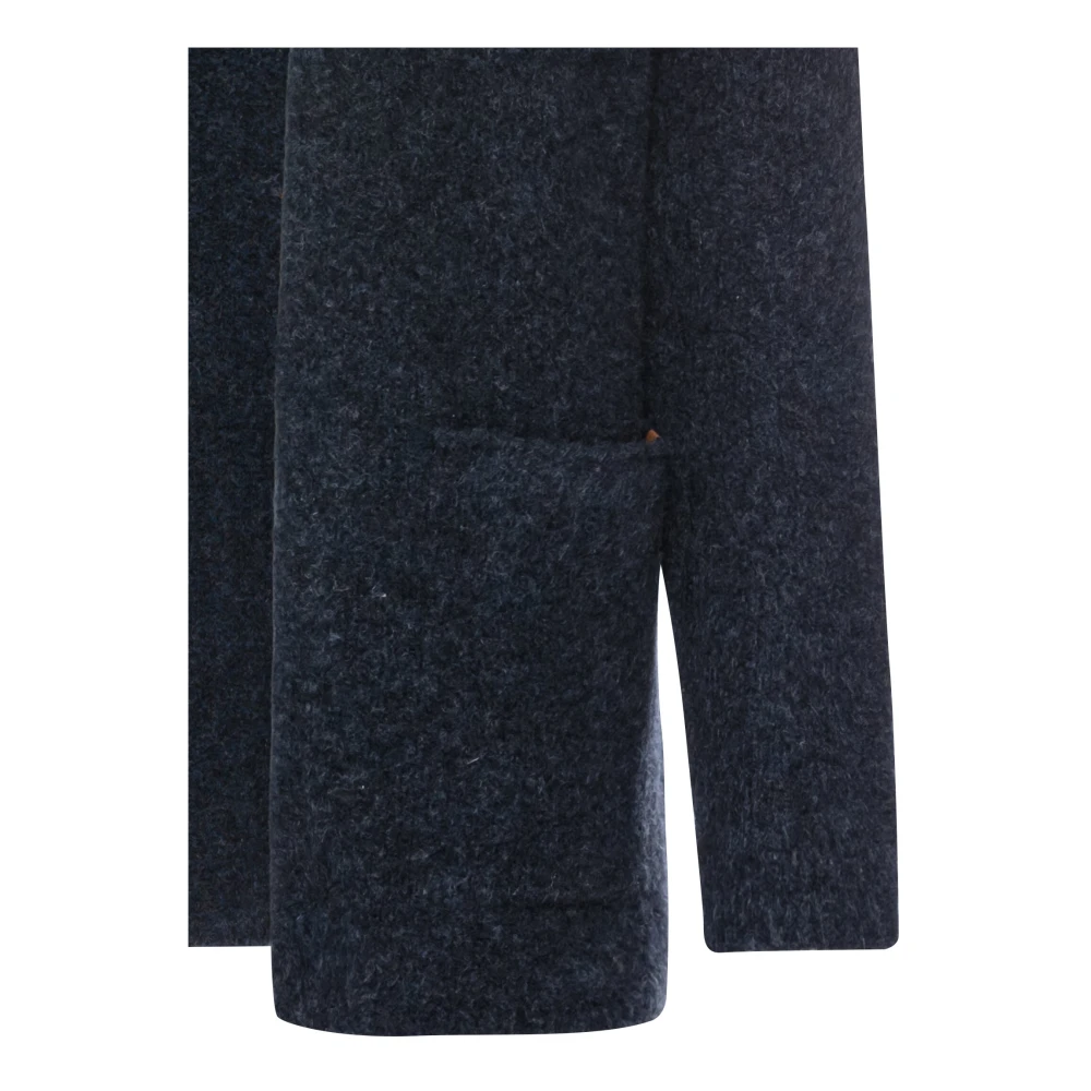 camel active Gebreid Vest met Zakken Blue Dames