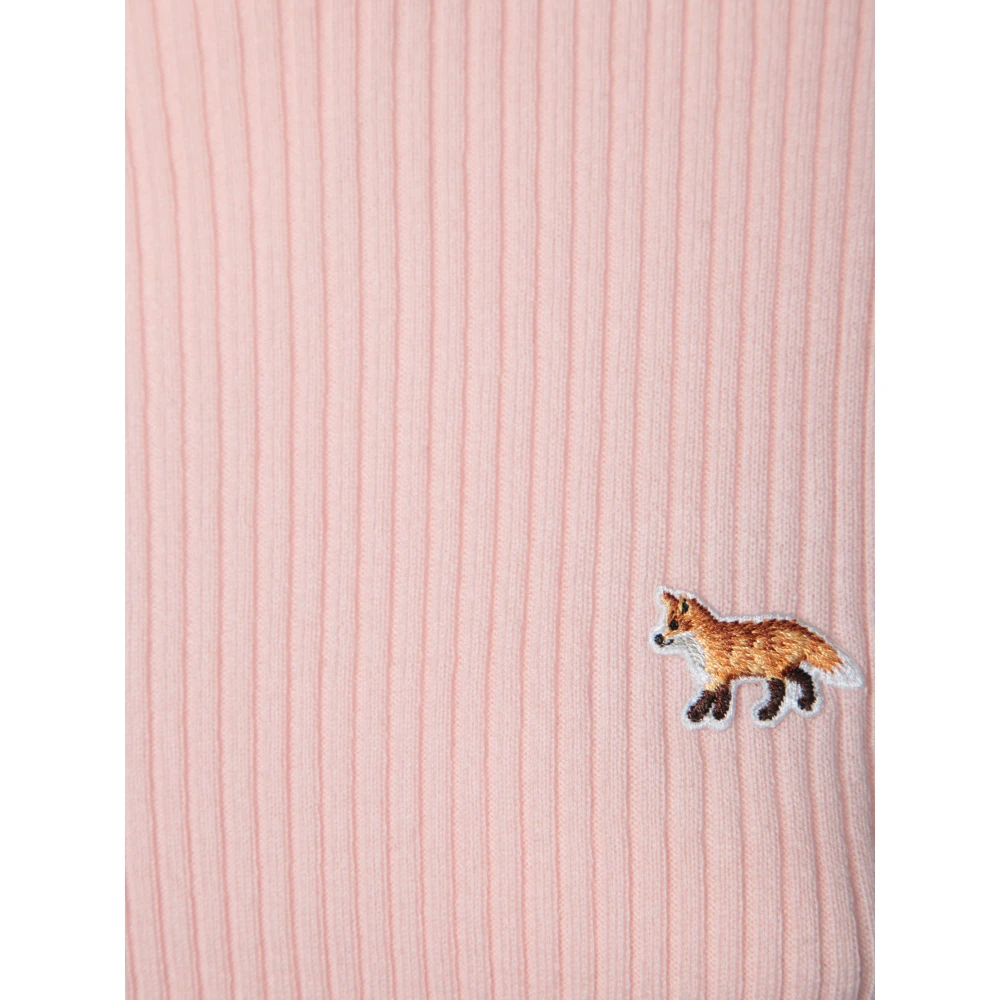 Maison Kitsuné Roze Sweater Aw24 Pink Dames