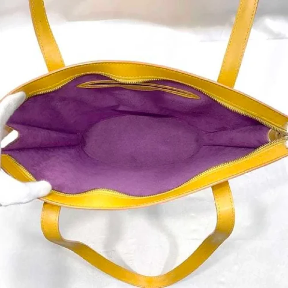 Louis Vuitton Vintage Pre-owned Leather shoulder-bags Yellow Dames