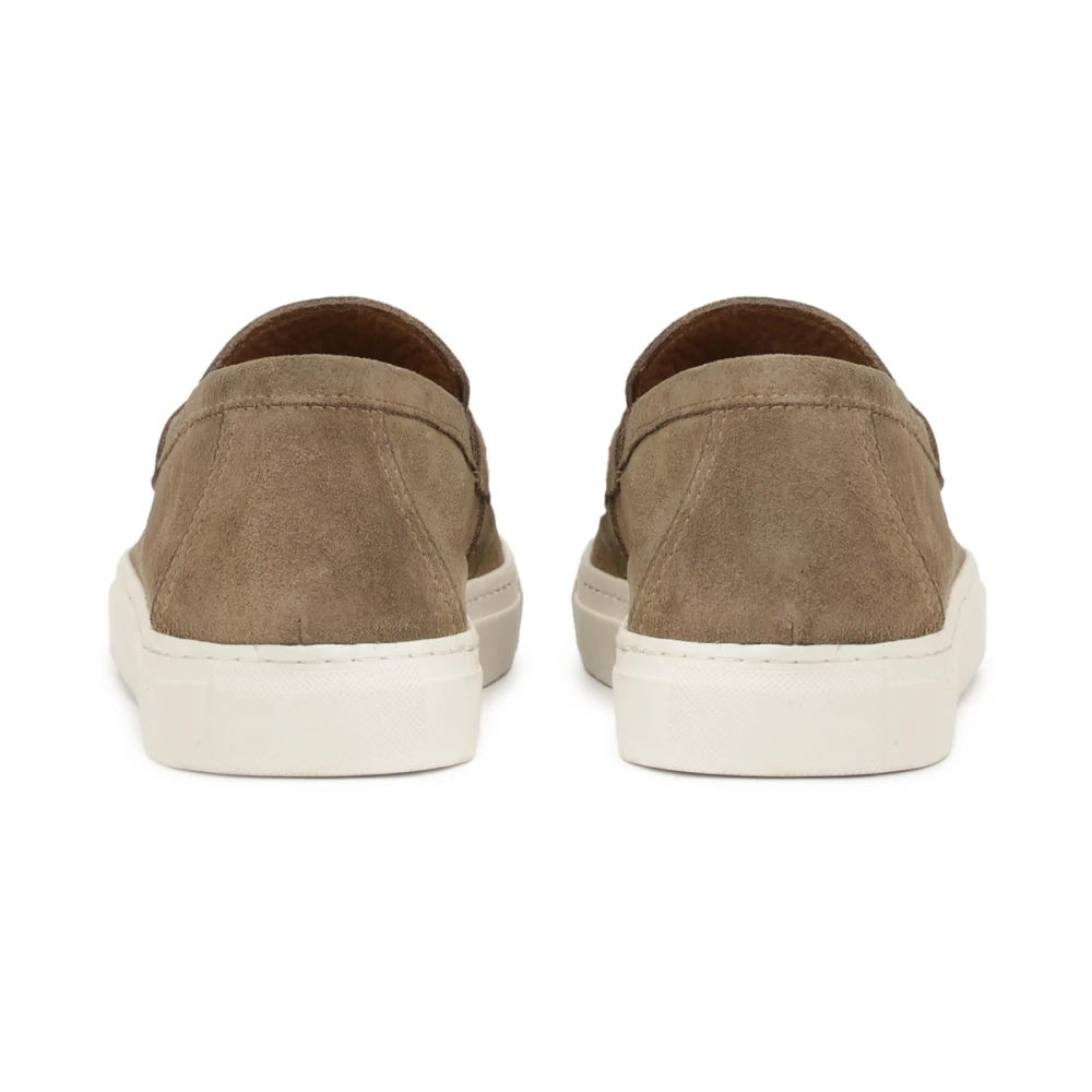 Kazar Taupe sneakers met slip-on bovenwerk Beige Heren