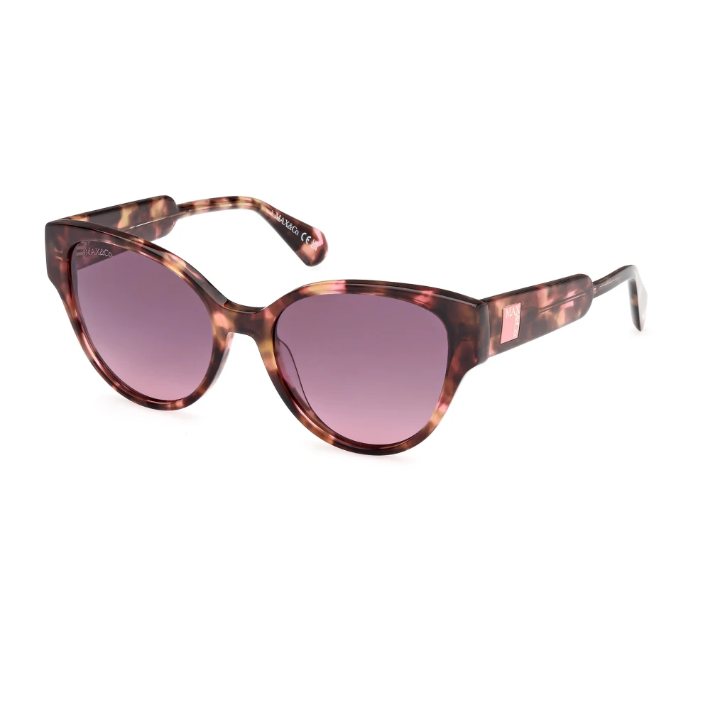 Max & Co Brown Sunglasses, Female, 54 Mm, Sunglasses Mo0095 In Blue