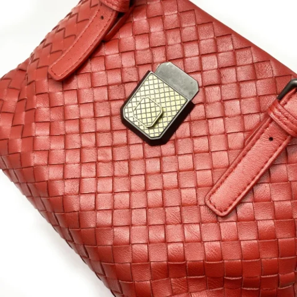 Bottega Veneta Vintage Pre-owned Leather handbags Red Dames