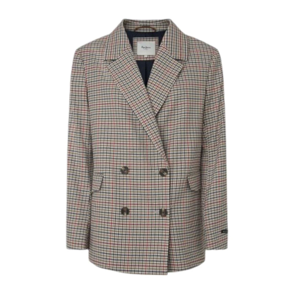 Pepe Jeans Beige Winterjas voor Vrouwen Beige Dames