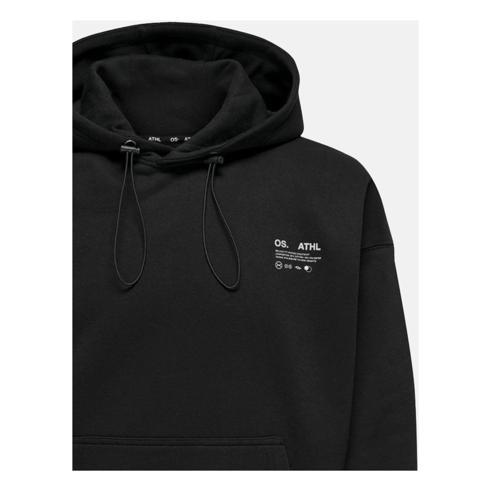 Only & Sons Casual Hoodie Sweatshirt Black Heren