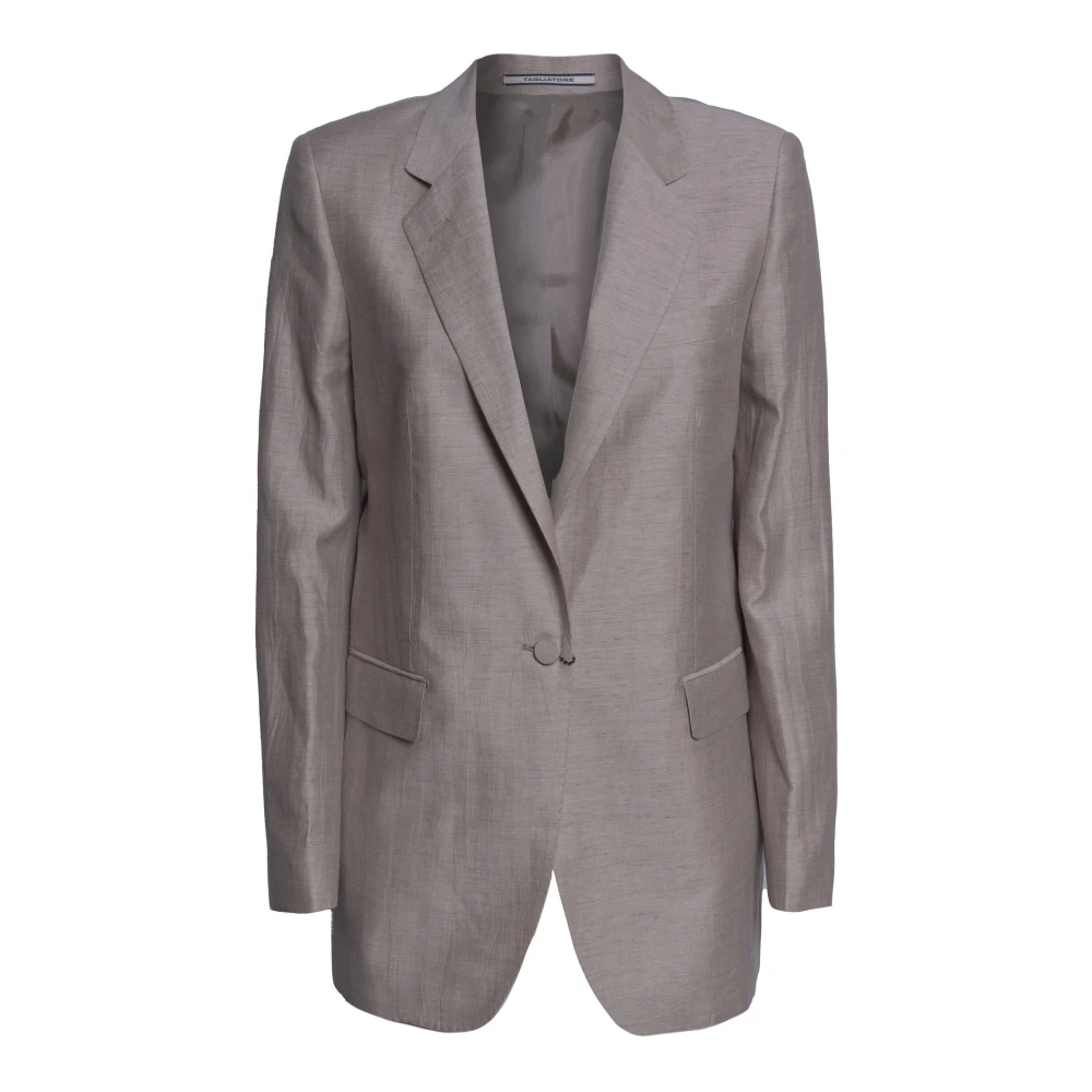 Tagliatore Women's Gray Adrianne Blazer - Blazers - 2XS - Jackets