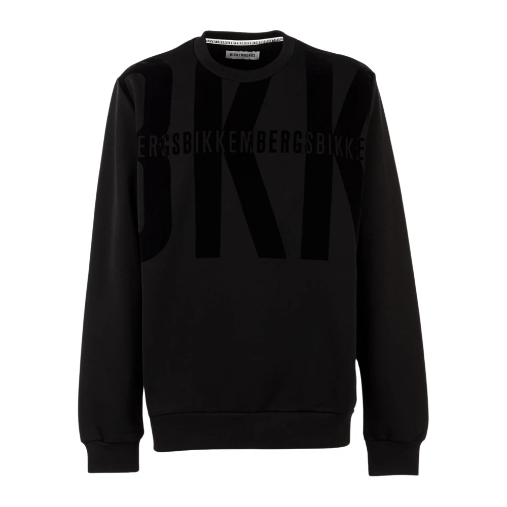 Bikkembergs Heren Sweatshirt Zwart Outlet Prijs Black Heren