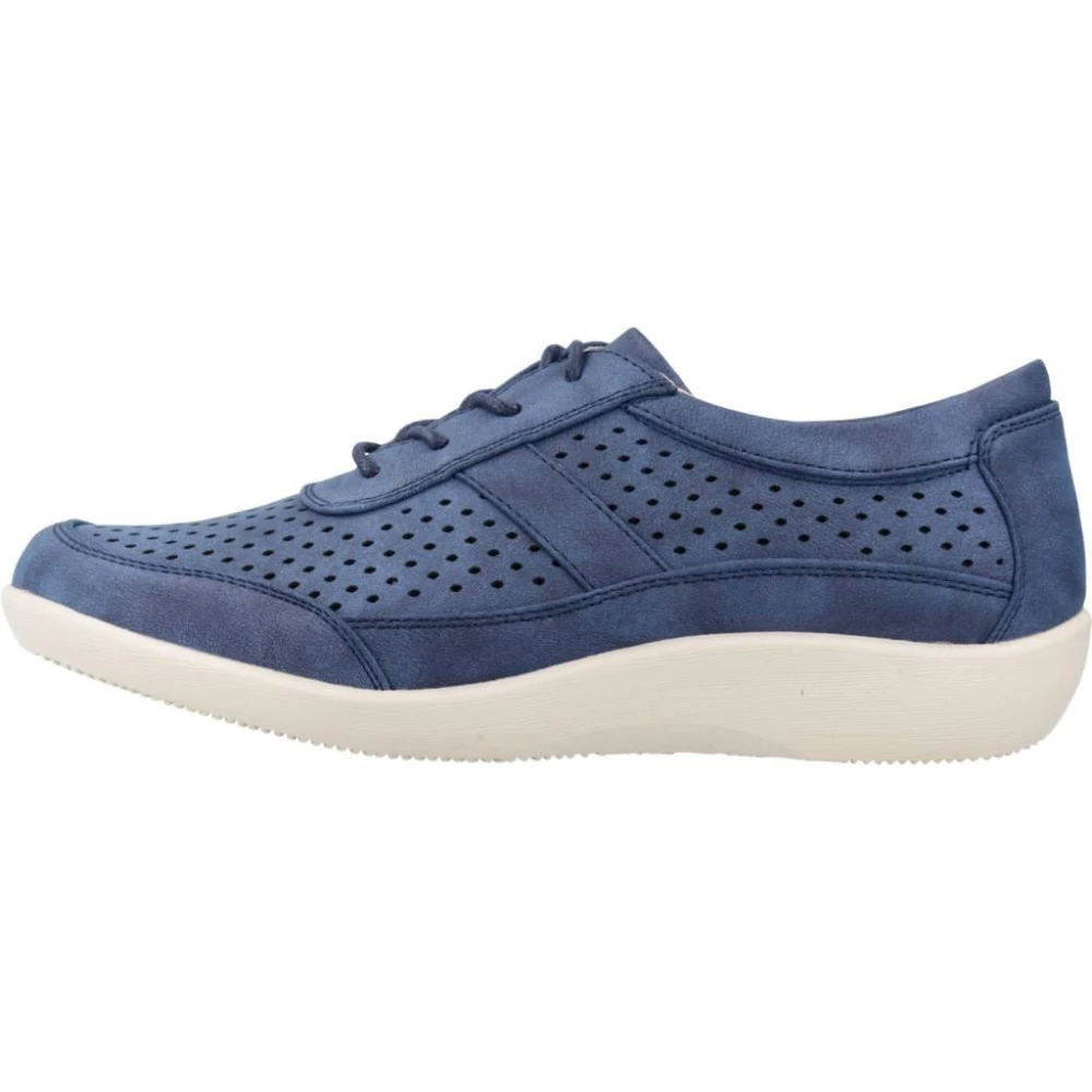 Wamba Helena Ingles Antelina Pic Dames Schoenen Blauw