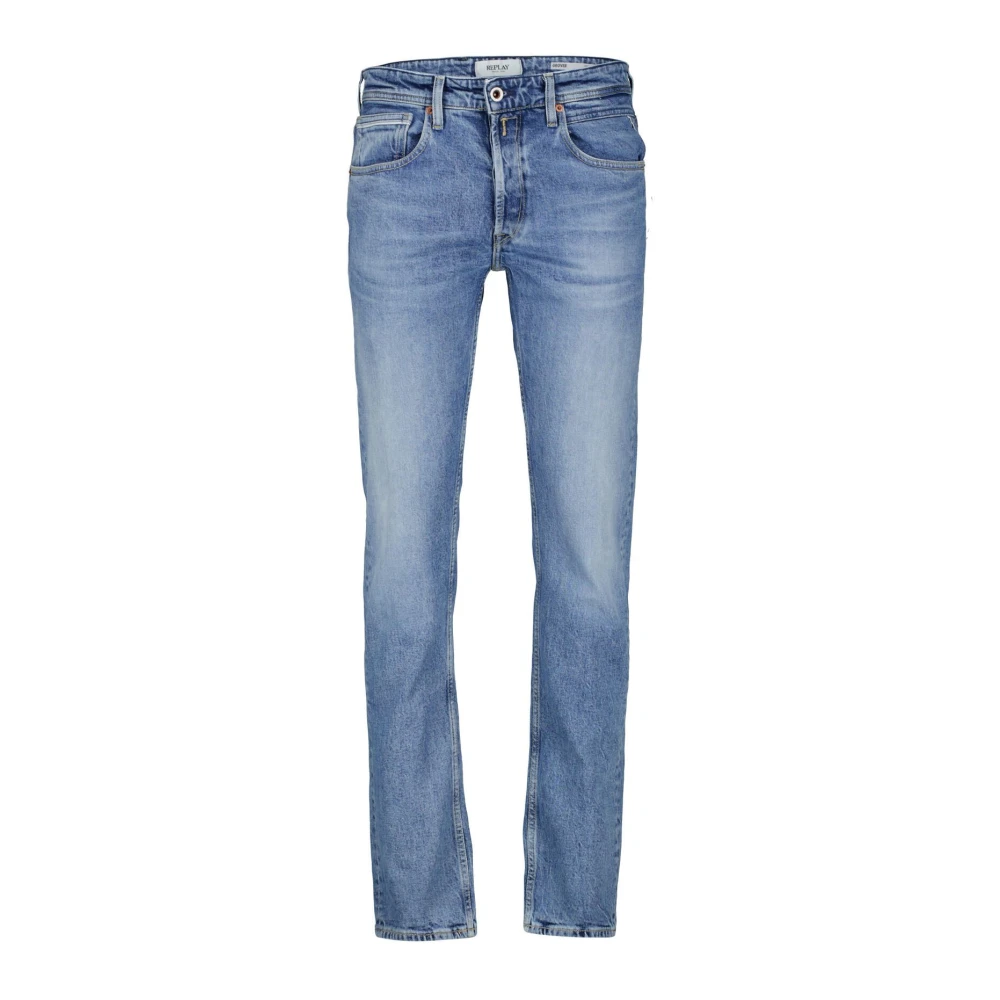 Replay Uomo Blu Jeans, W34 L34, New,