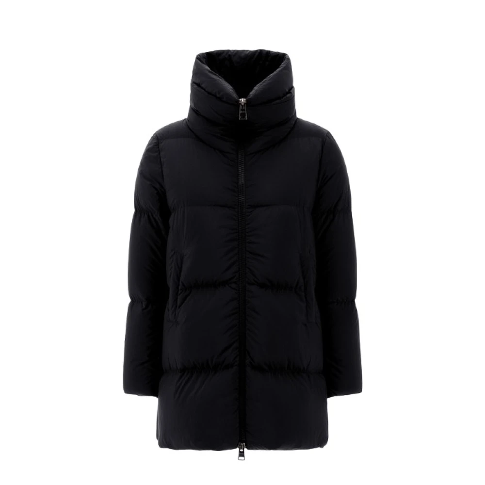 Herno Lange Donsjas Black Dames