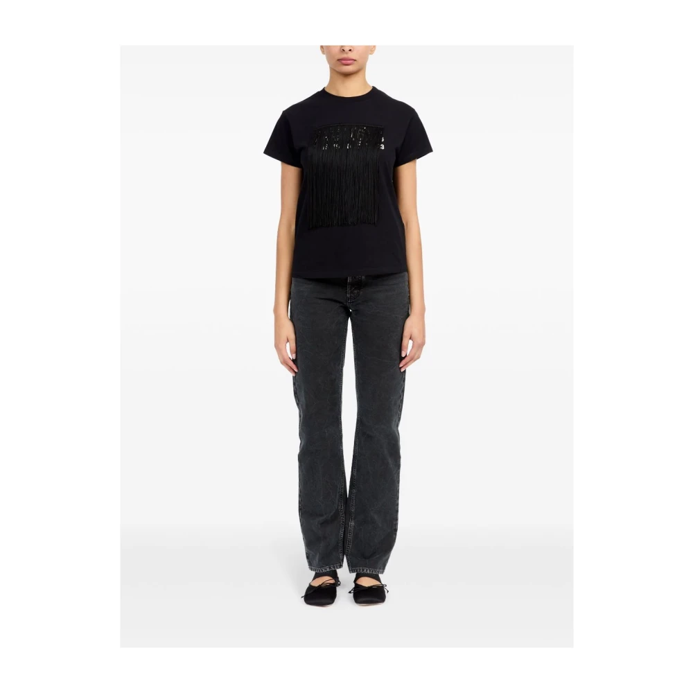 MM6 Maison Margiela T-shirt Black Dames