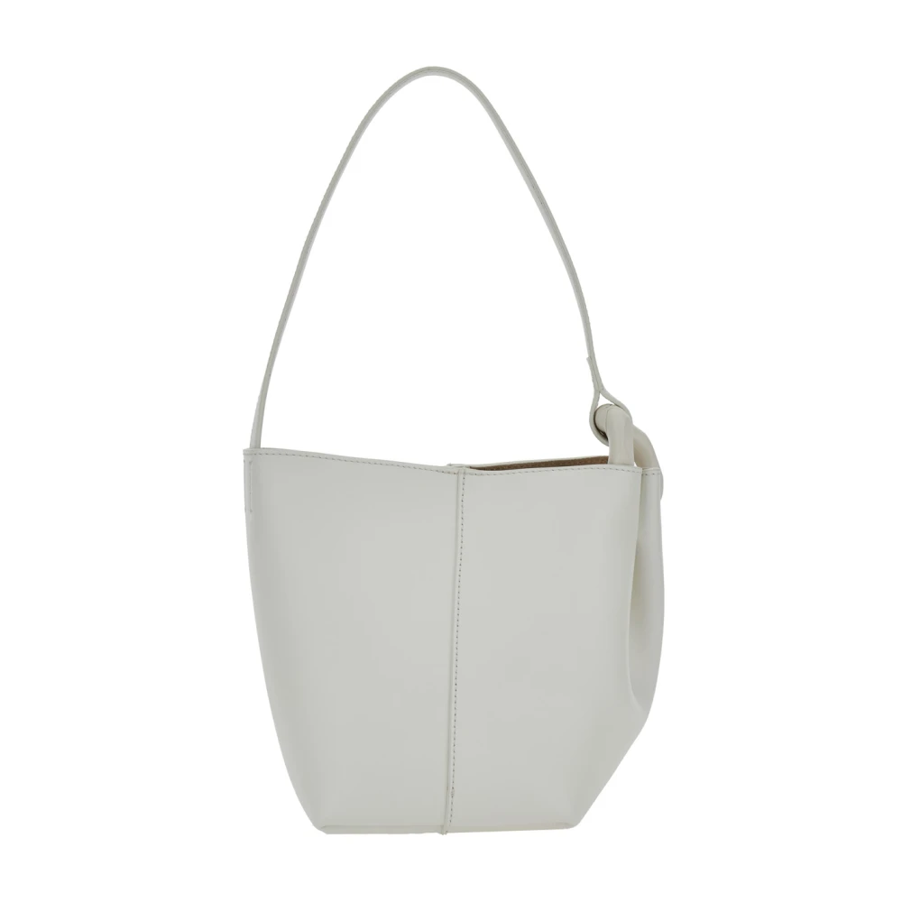 JW Anderson Witte Schoudertas met Metalen Knoop White Dames