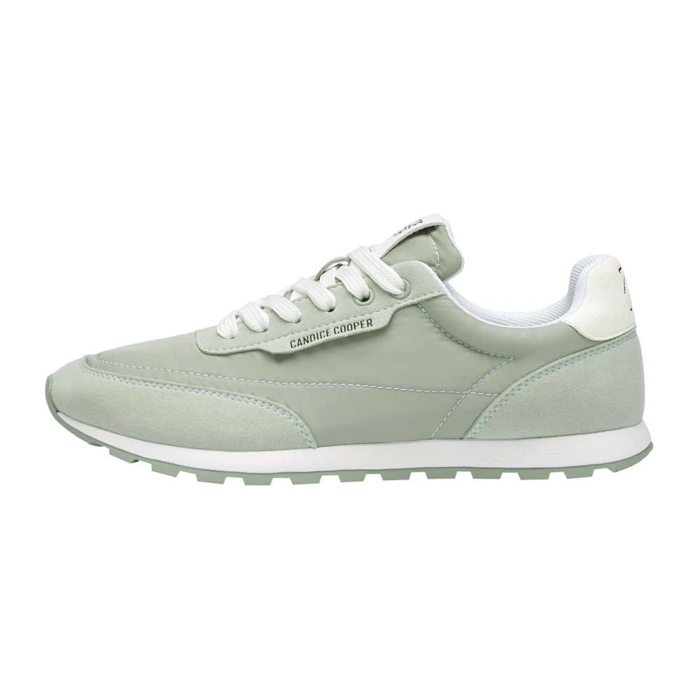 Candice Cooper Suede en Technische Stoffen Sneakers Plume Dames Schoenen Groen