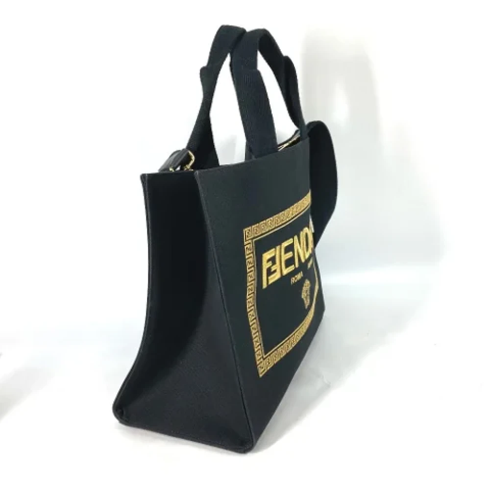 Fendi Vintage Pre-owned Fabric fendi-bags Black Dames