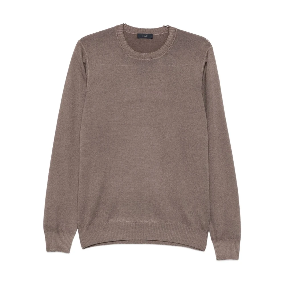 Knitwear > Round-neck Knitwear - - Fay - Modalova