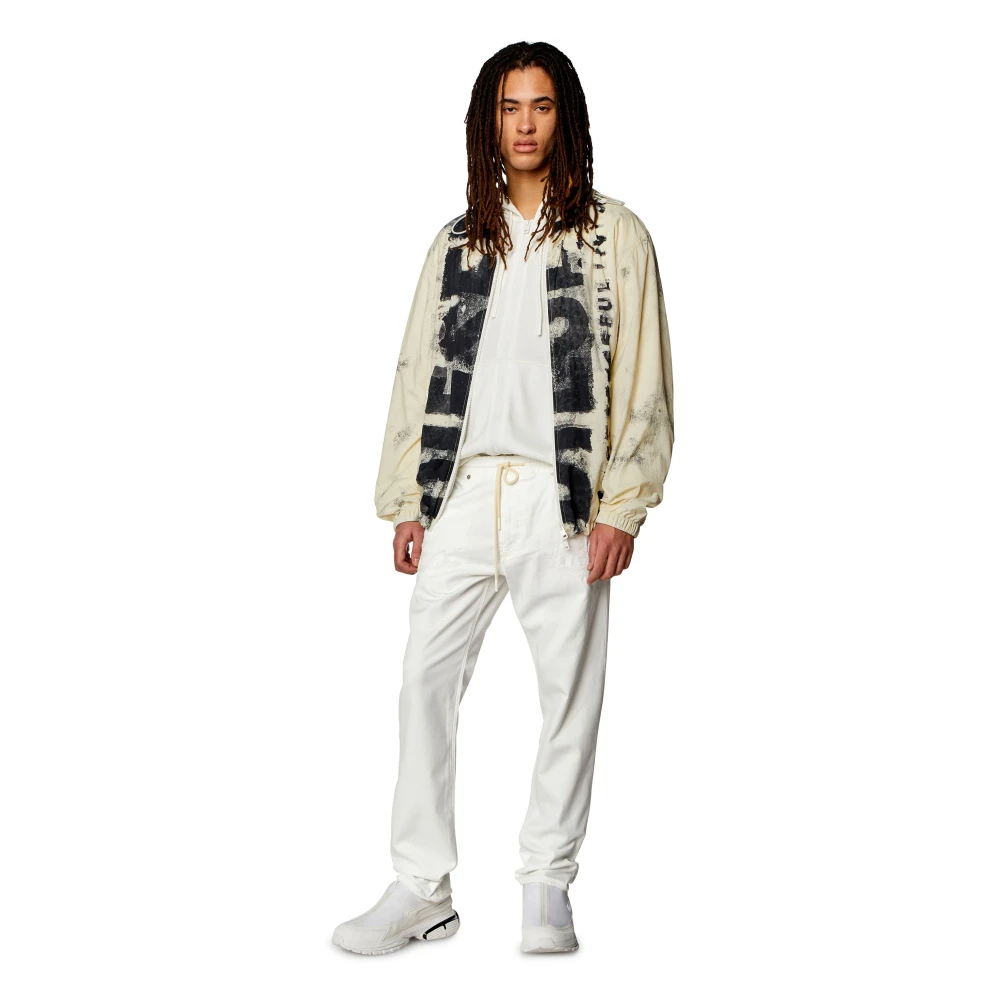 Diesel Tapered 2030 D-Krooley Joggjeans White Heren