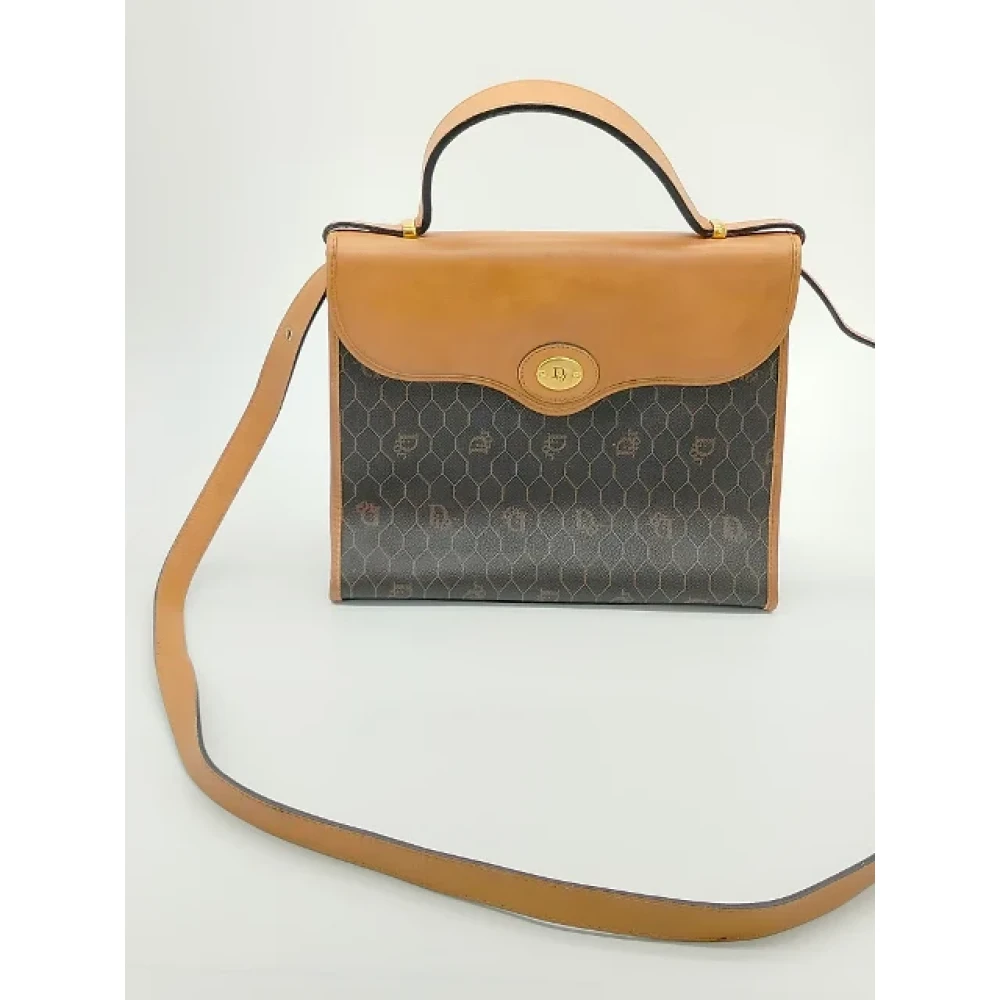 Dior Vintage Pre-owned Canvas dior-bags Brown Dames