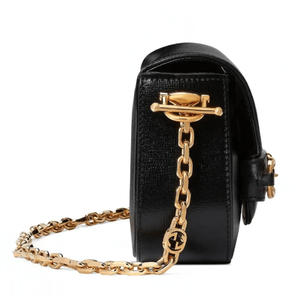 Gucci Horsebit 1955 Kleine Schoudertas Black Dames