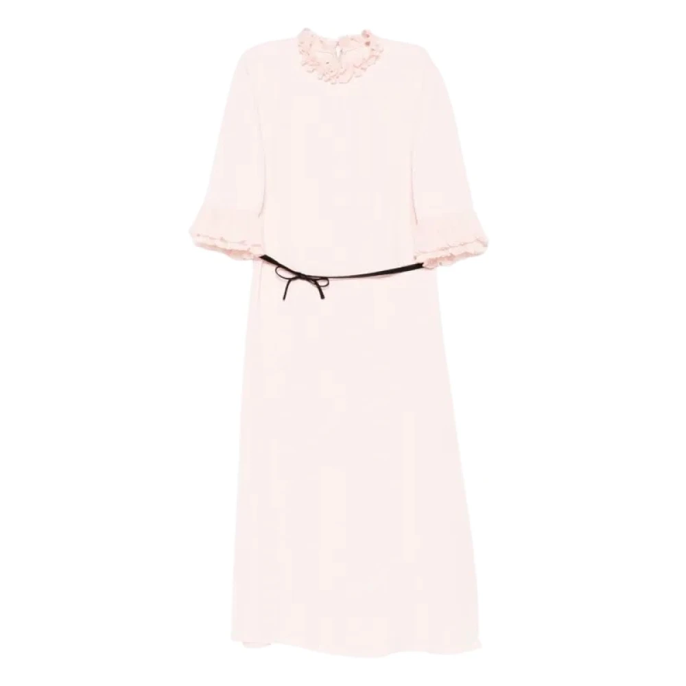 Valentino Garavani Vrouw Roze Kleedjes Dames, S, Cady Dress