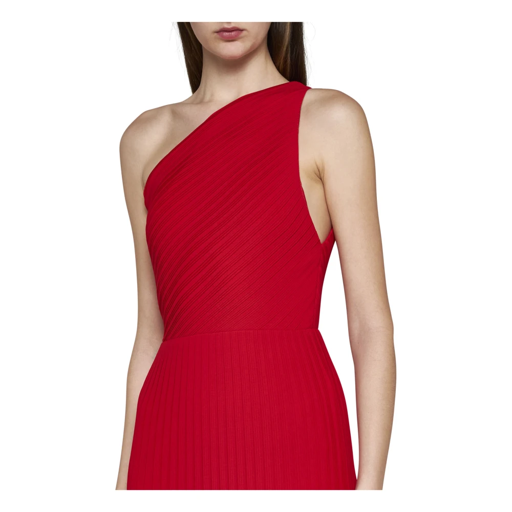 Solace London Rode Elegante Jurken Red Dames