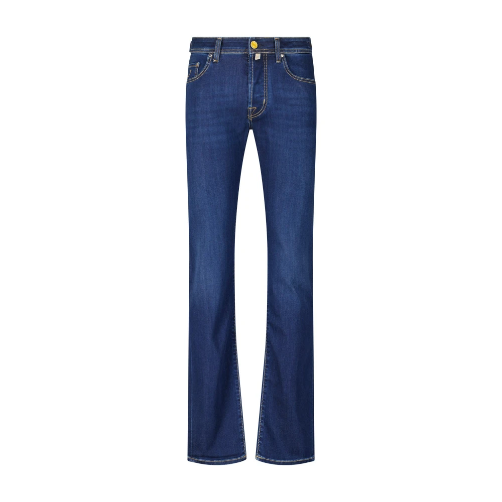 Jacob Cohën Tijdloze Slim-Fit Jeans met Five-Pocket Stijl Blue Heren