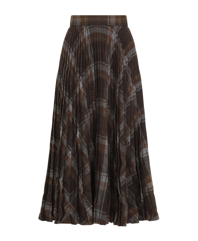 brown-wool-blend-elegant-skirt