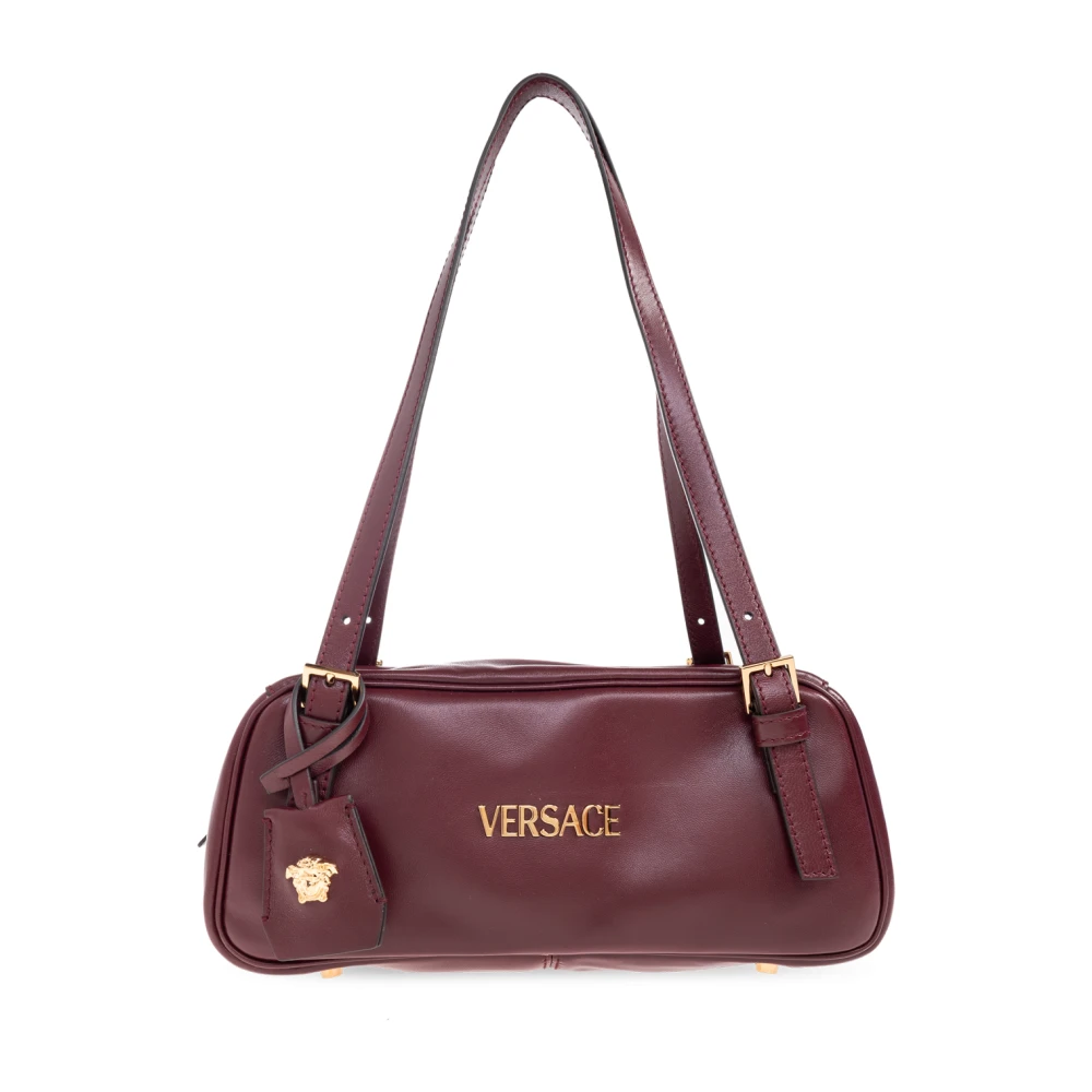 Versace Women's Red Tag Bowling Shoulder Bag - Shoulder Bags - One Size - Bags