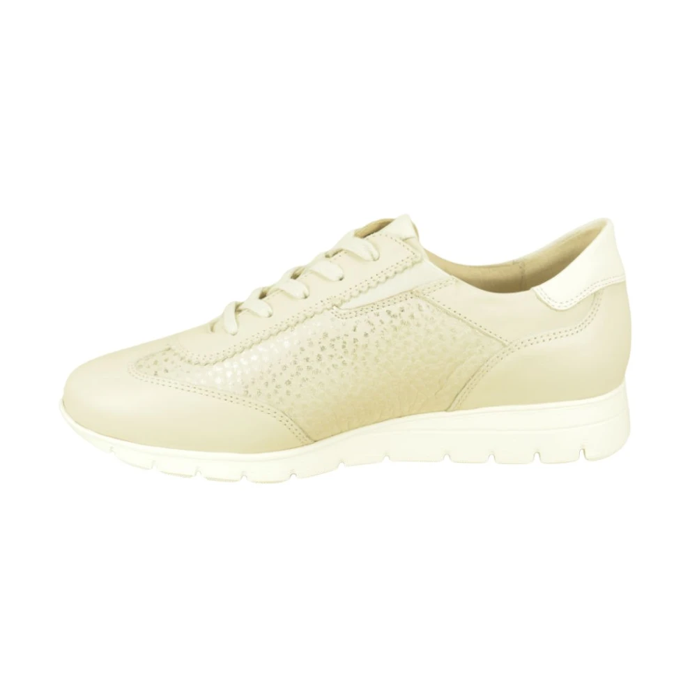 Mephisto Fijn Runner N.+tiret Dames Schoenen Beige