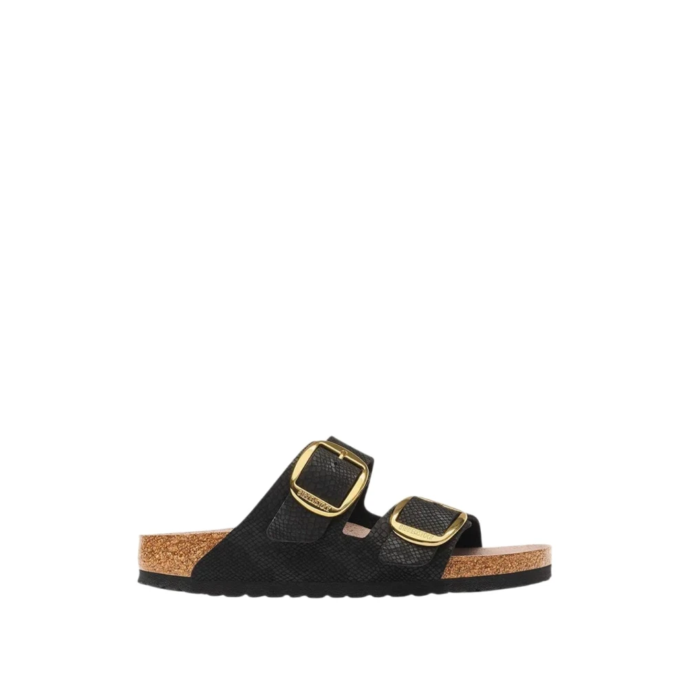 Birkenstock , Sliders, Female, Black, 3 Uk, Arizona Big Buckle