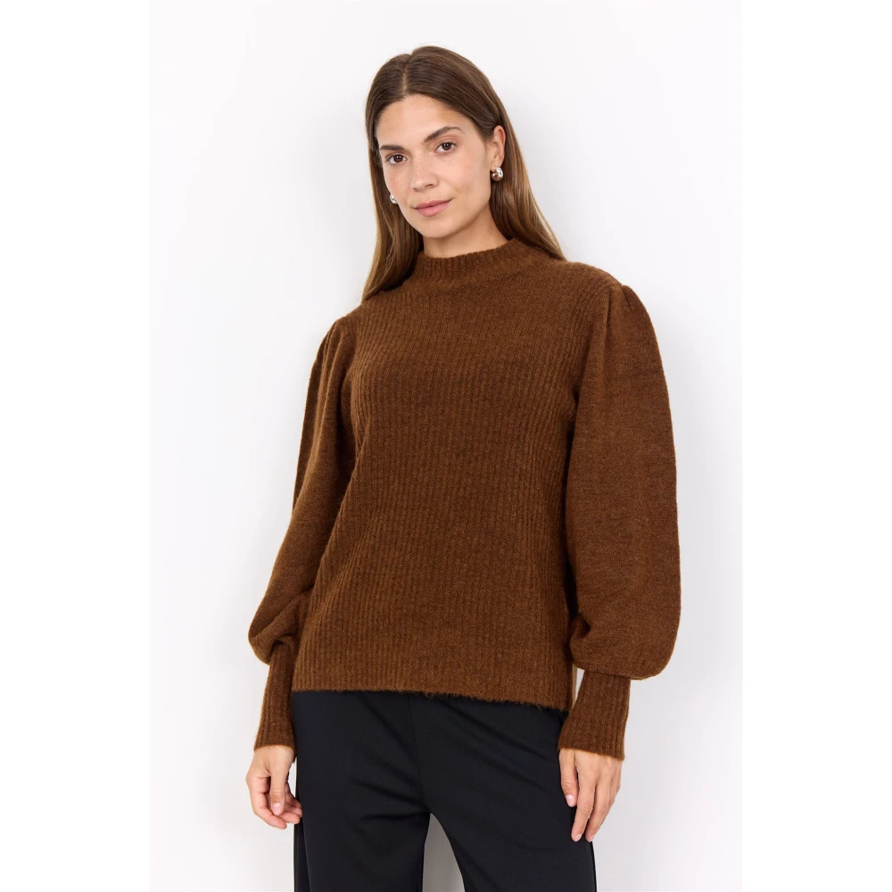 Soyaconcept Nessie Bruine Trui Brown Dames