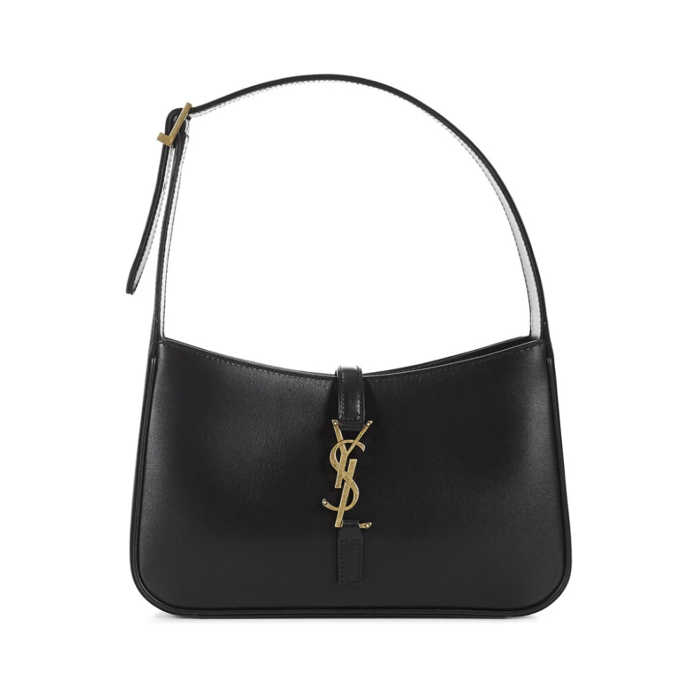 Saint Laurent Le 5 À 7 Hobo Tas Black Dames