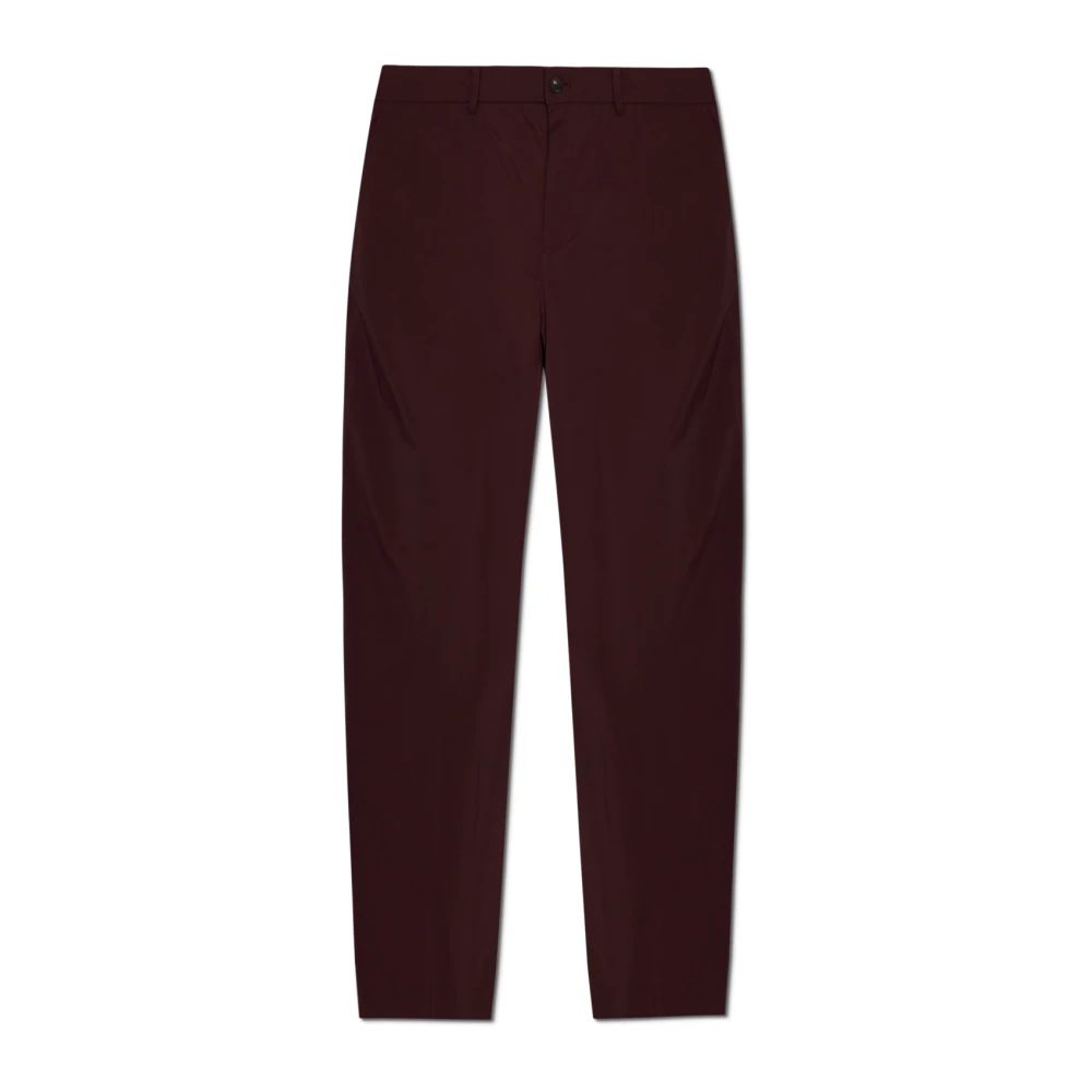 Emporio Armani Pantalon Large Plissé Homme Pantalons Rouge M