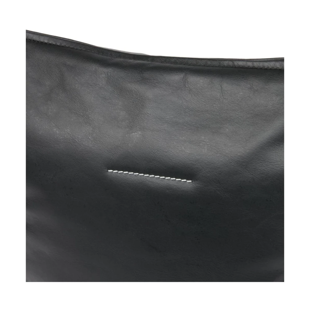 MM6 Maison Margiela Pillow Smooth Leder Tote Bag Black Dames