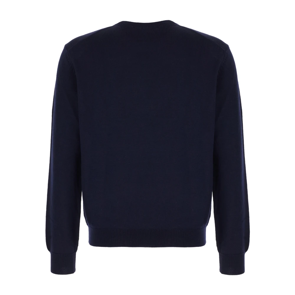 Maison Kitsuné Stijlvolle Gebreide Collectie Blue Heren