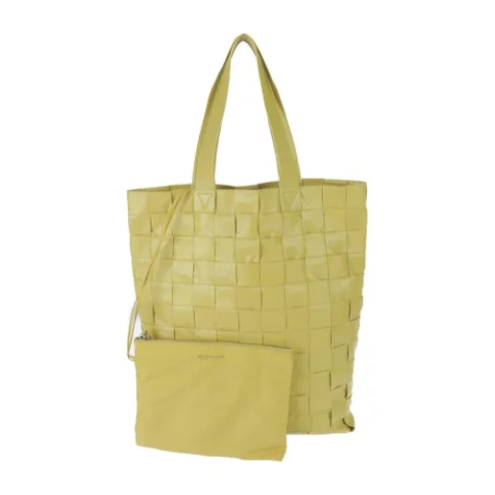 Bottega Veneta Vintage Pre-owned Leather totes Yellow Dames