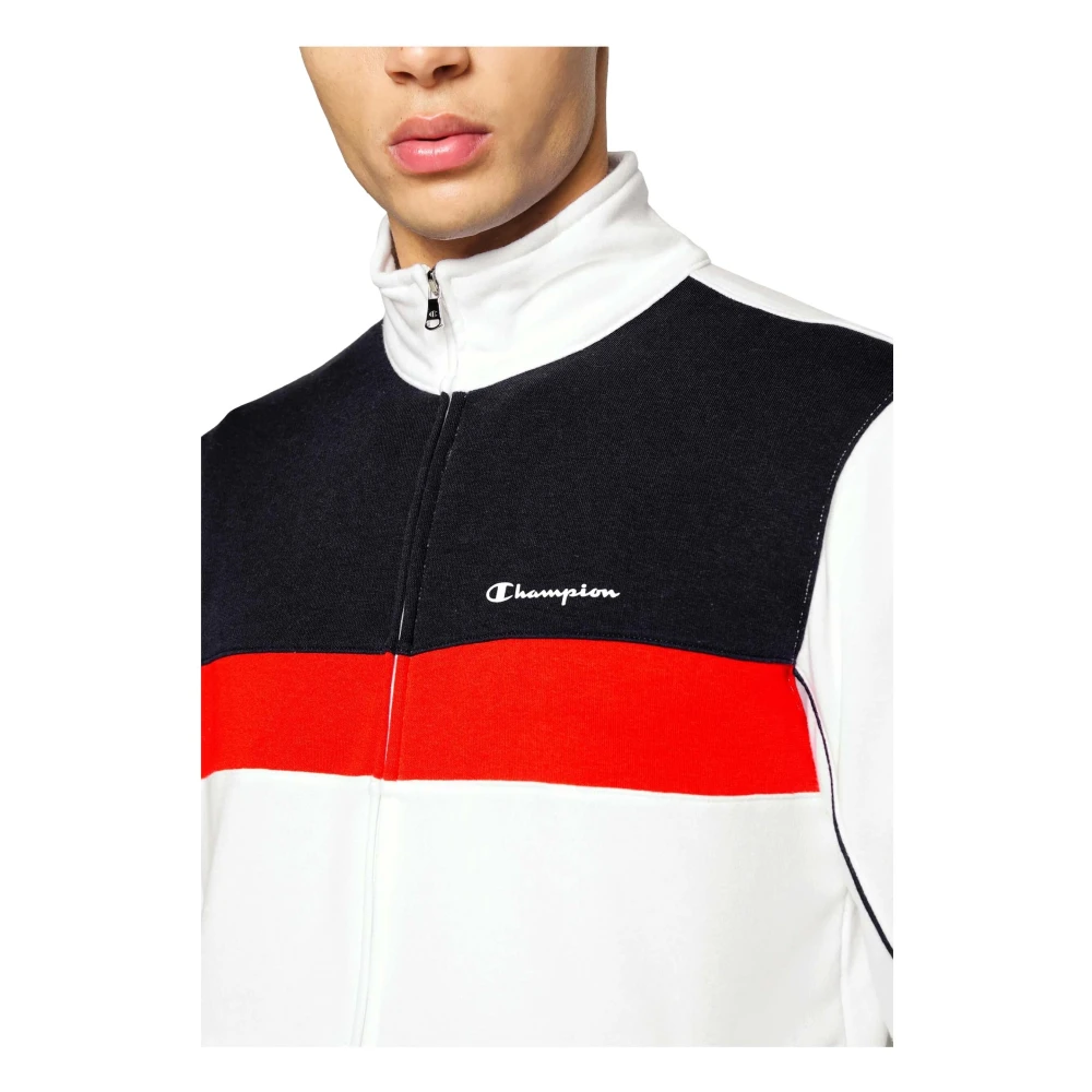 Champion Lange mouwen T-shirt White Heren