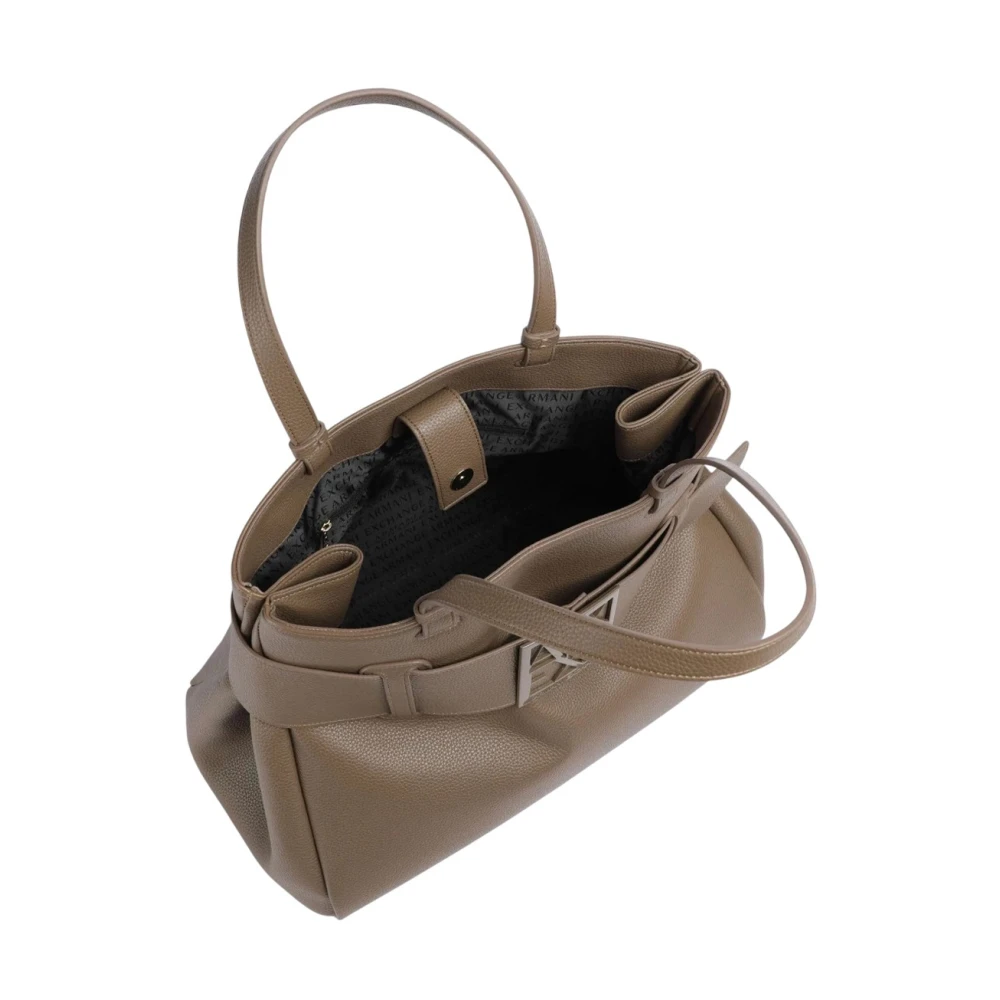Armani Exchange Elegante Schouder Winkel Tas Brown Dames