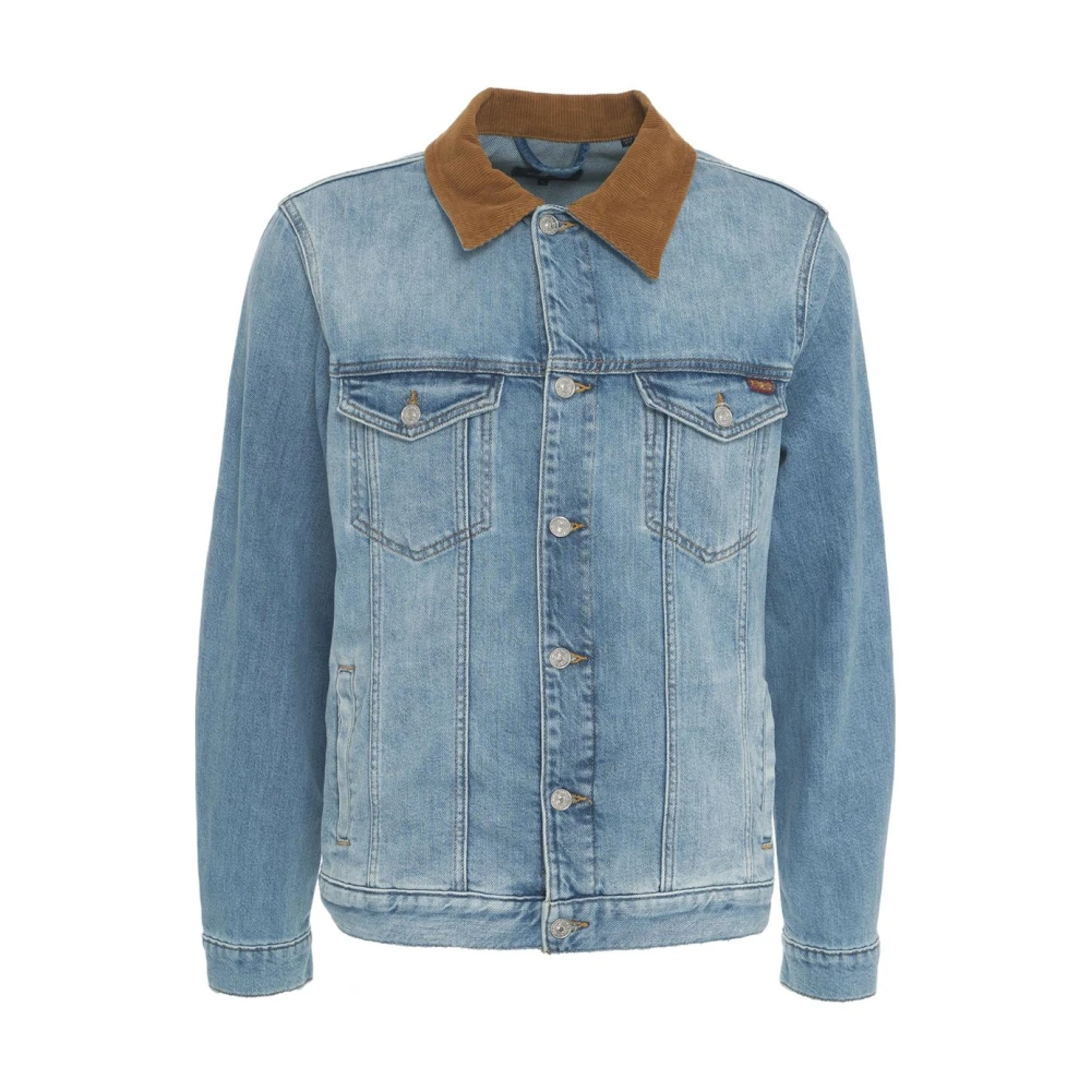 Jackets > Denim Jackets - - 7 For All Mankind - Modalova