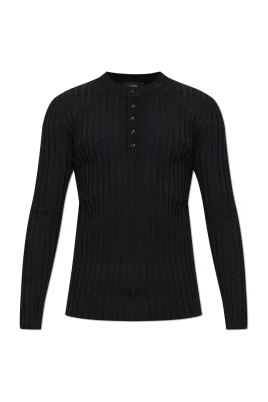 Script Knit Henley