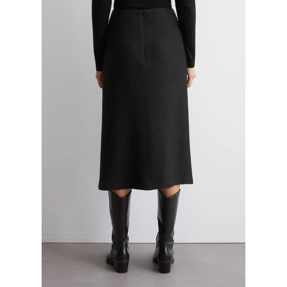 Marc O'Polo Knielange rok normaal Black Dames