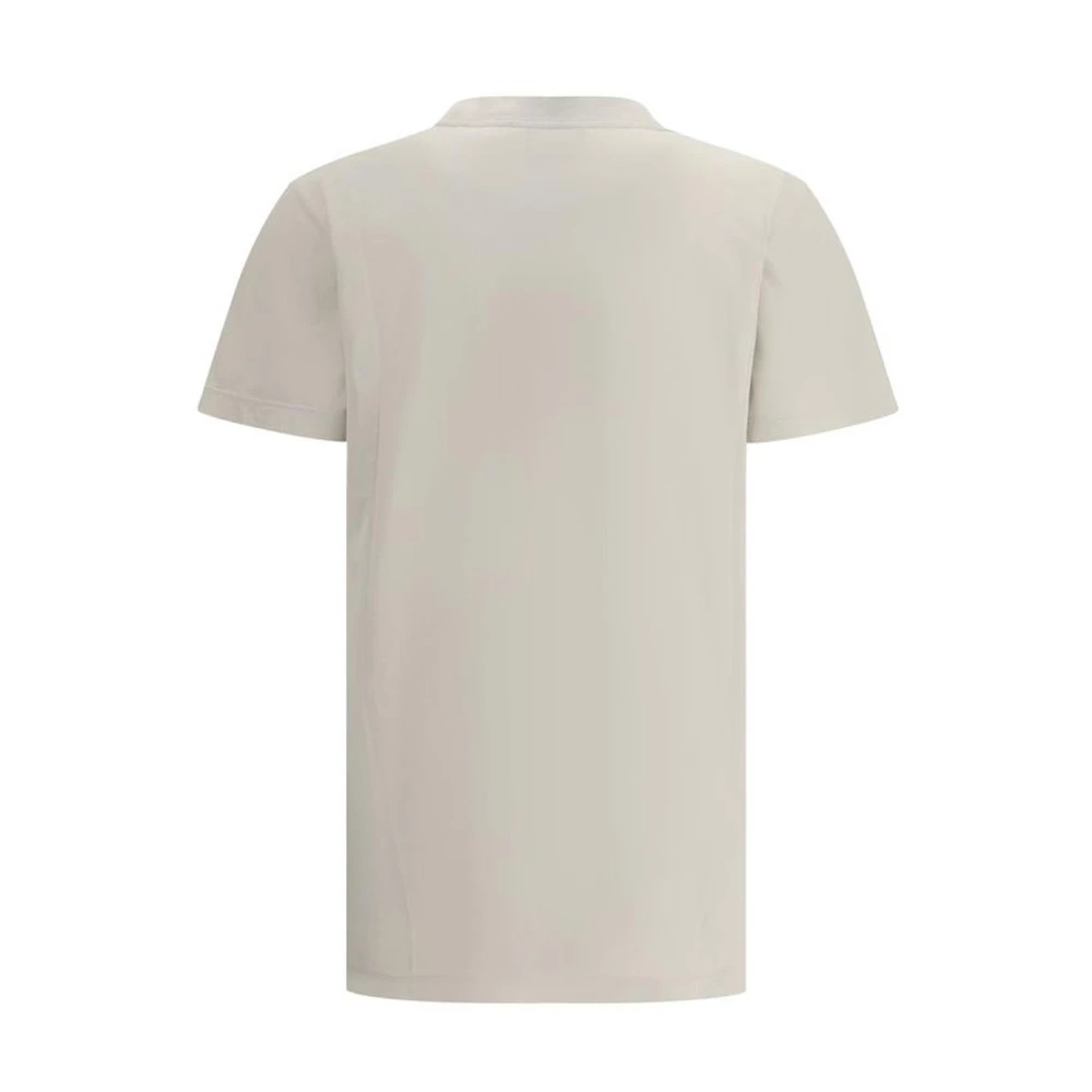 Isabel Marant Étoile Monogram Print Katoenen T-shirt Dames Casual Beige Dames