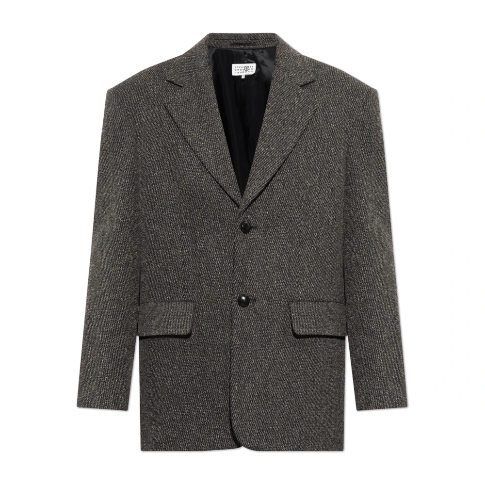 Mm6 Maison Margiela Mannelijk Grijs Jassen Heren, S, Blazers
