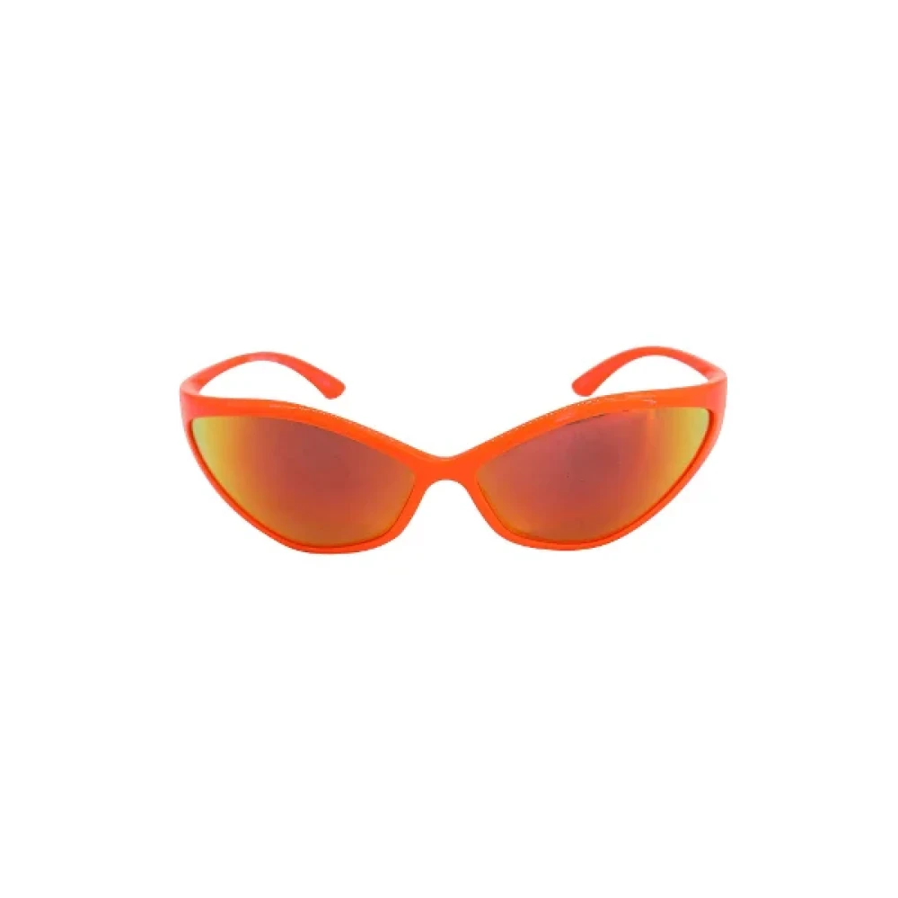 Balenciaga Vintage Pre-owned Nylon sunglasses Orange Heren
