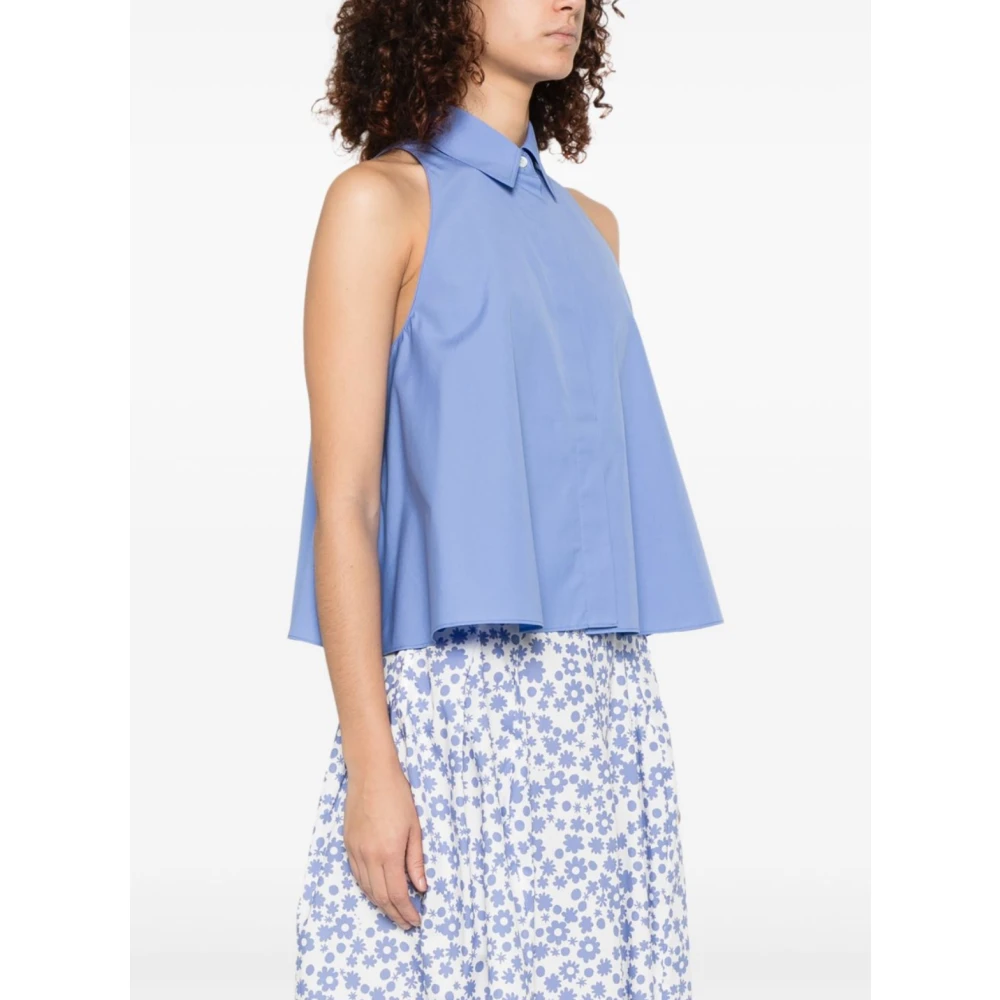Marni Blauwe Casual Overhemd voor Mannen Blue Dames