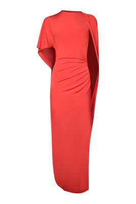 elegant-asymmetrical-sleeve-jersey-dress