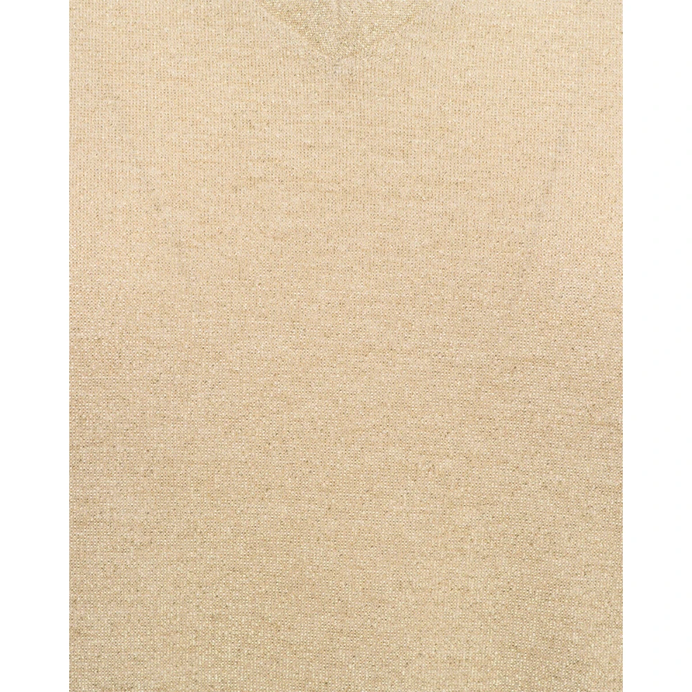 &Co Woman Lurex Longsleeve Top Vieve Ts264 Beige Dames