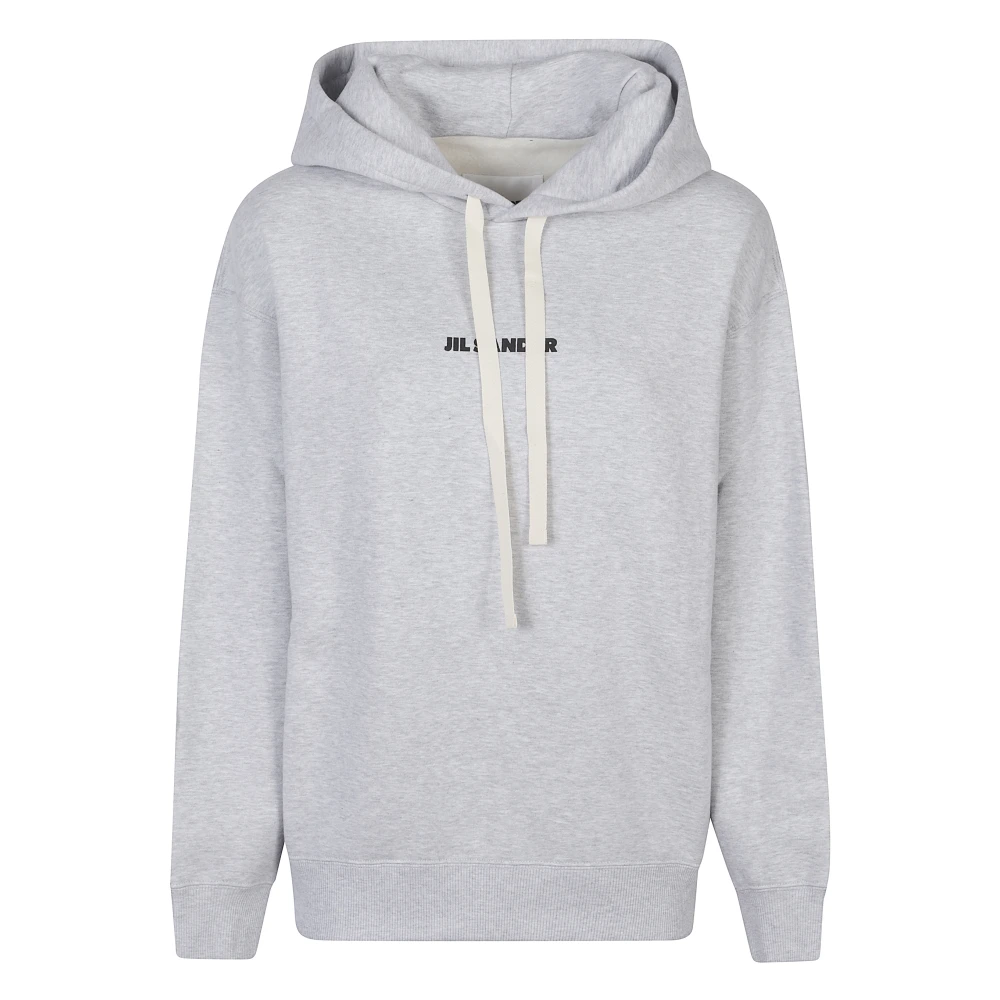 Jil Sander Women's Gray Logo Sweatshirt - Hoodies - Xs - Sweatshirts & Hoodies