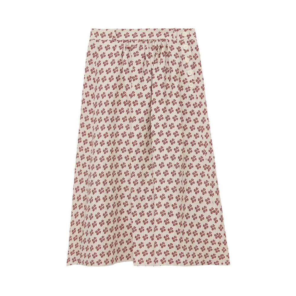 Ines De La Fressange Paris Linnen Geknoopte Rok Multicolor Dames