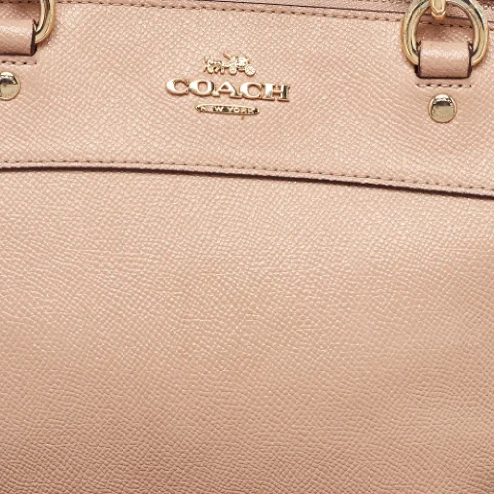 Coach Pre-owned Leather handbags Orange Dames