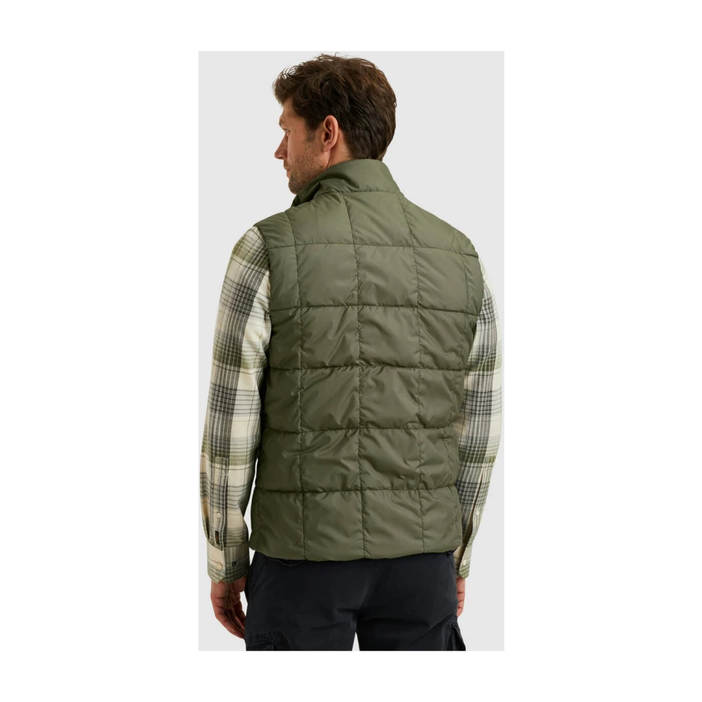 PME Legend Stijlvolle Bodywarmer met Lire Rib Green Heren