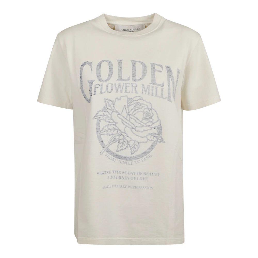 Golden Goose T-Shirts White Dames
